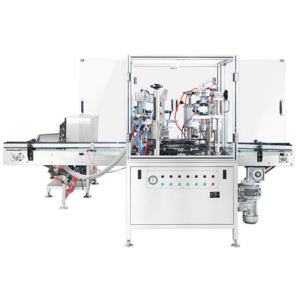 ZONESUN ZS-QW1600D Automatic Aerosol Can Filling Crimping Machine with Valve Feeder