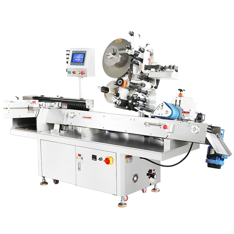 ZONESUN ZS-TB125D Automatic Horizontal Bottle Labeling Machine with Turnover and Coding System