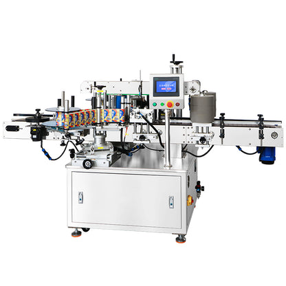 High Precision: ZONESUN ZS-TB300L Automatic Labeling Machine for Round & Flat Bottles Jars / Flasks