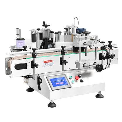 ZONESUN ZS-TB500 Double Side Round Bottle Positioning and Labeling Machine