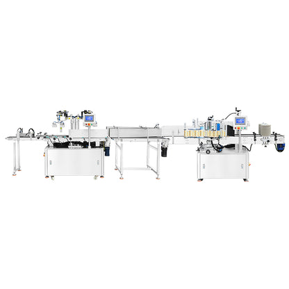 Dual-Lane Speed:ZONESUN ZS-TB70DM Automatic Wet Wipes Stacking, Bundling & Double-Side Labeling Line