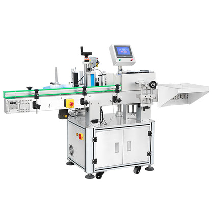 ZONESUN ZS-TB821 Automatic Round Bottle Jar Single Side Self Adhesive Sticker Labeling Machine