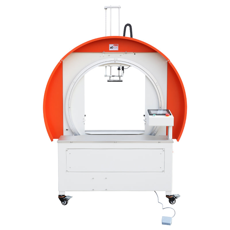 Efficient Packing: ZONESUN ZS-TFX6060 Ring-Type Automatic Carton Box Tape Sealing Machine