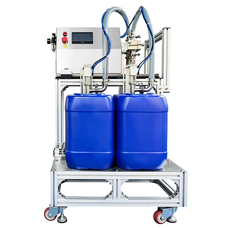 High Precision 1-20L Filling: ZONESUN ZS-TSM07 Servo Liquid Filler for Oil, Detergent & Chemicals