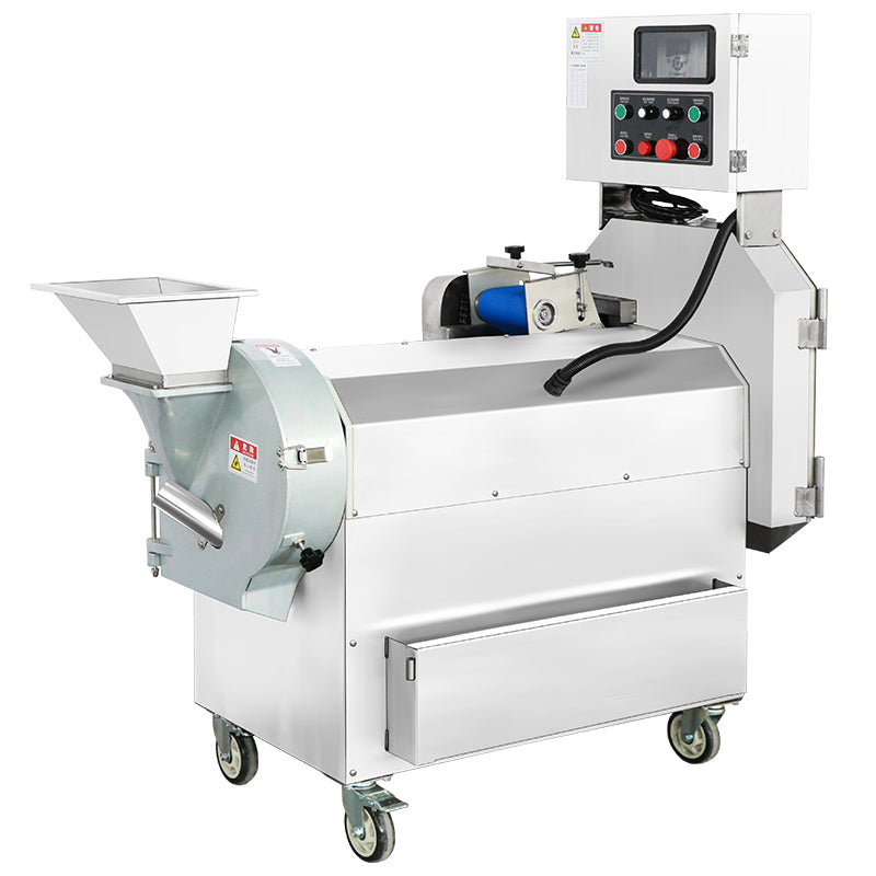 High Efficiency: ZONESUN ZS-VCM901 Multi-functional Industrial Vegetable Slicer, Dicers and Shredder