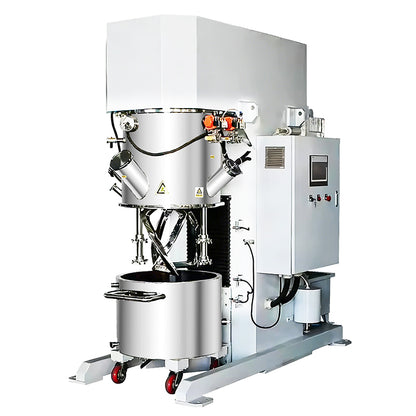 Powerful Mixing: ZONESUN ZS-VM50D Double Planetary Vacuum Mixer for Battery Slurry & Adhesives