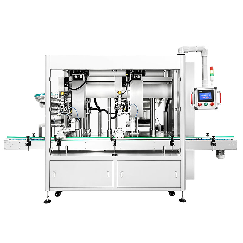ZONESUN ZS-VTXG3 Dual-Head Tracking Pump & Spray Bottle Capping Machine Line