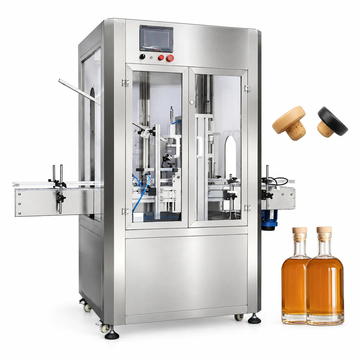 ZONESUN ZS-XG16D Custom Full Automatic Capping Machine With Dust Cover