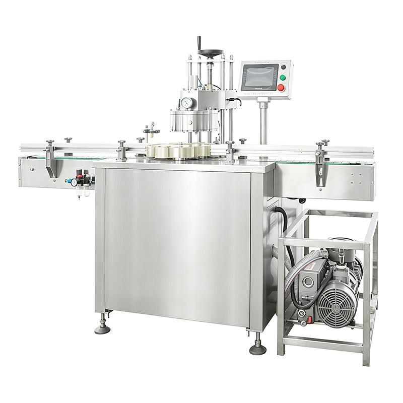 ZONESUN ZS-XG240 Automatic Vacuum Capping Machine for Jars and Glass Bottles