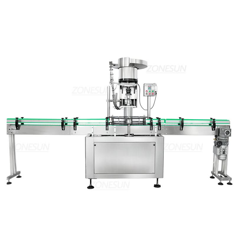 ZONESUN ZS-XG440E Automatic Crown Cap Capping Machine for Beer & Beverage Bottles