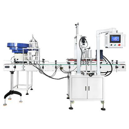 ZONESUN ZS-XG440H2 Servo Automatic Capping Machine for F Style Oil Bottles and Containers