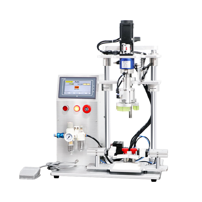 Precise Torque: ZONESUN ZS-XG450S Servo Capping Machine for Jars, Glass Bottles & Metal Cans