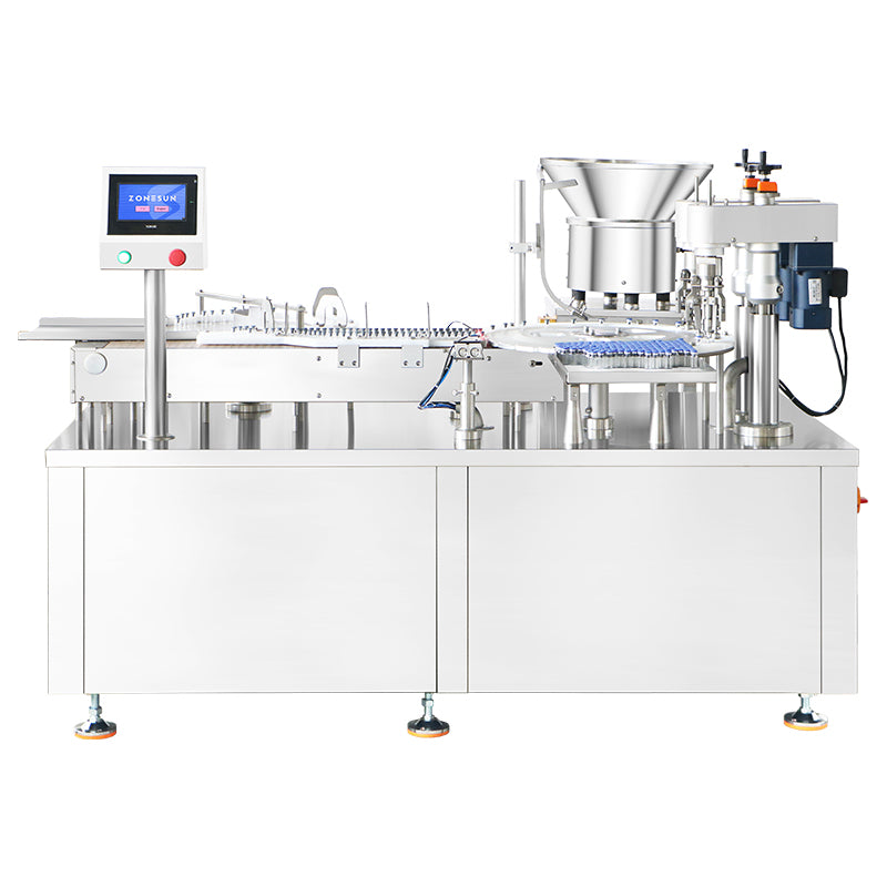 ZONESUN ZS-YG100D Automatic Double-Head Vial Aluminum Cap Crimping Machine