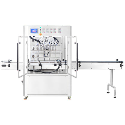 ZONESUN ZS-YTMP80D 8-Head Magnetic Pump Liquid Filling Machine with Suck-Back Nozzles