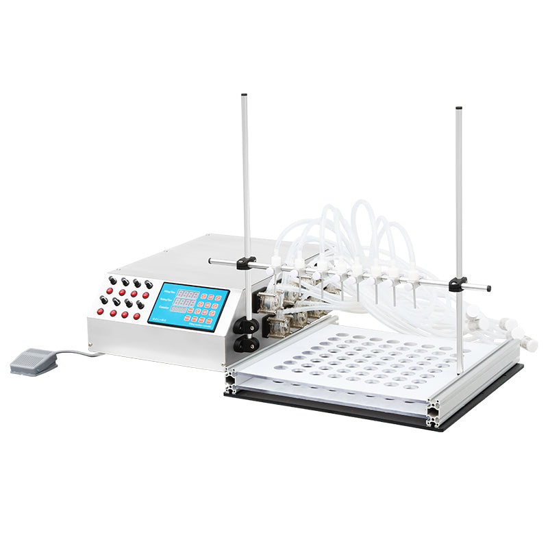 ZONESUN ZS-YTPP8 Compact 8-Head Peristaltic Pump Bottle Liquid Filling Machine