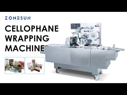 ZONESUN ZS-BT220 Automatic Horizontal BOPP Cellophane Film Box Wrapping Machine