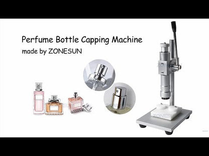 ZONESUN ZS-TYG2 Manual Perfume Crimping Machine Metal Cap Press Capping Spray Bottle Crimper