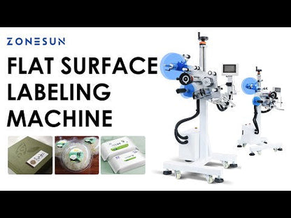 ZONESUN ZS-TB851 Automatic Flat Labeling Machine Label Machine For Production Line