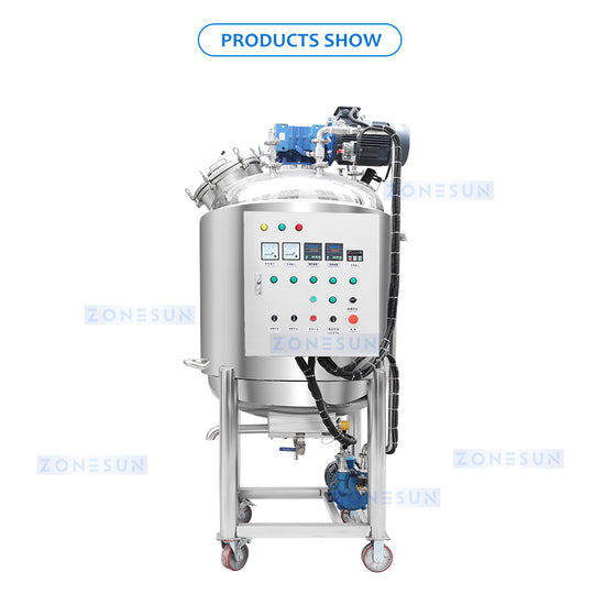ZONESUN ZS-VM500 Vacuum Heating Mixer for Cosmetics & Food