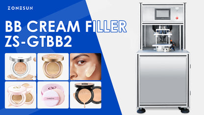 ZONESUN ZS-GTBB2 Dual Head BB Cream Filling Machine for Air Cushion & Beauty Product Packaging