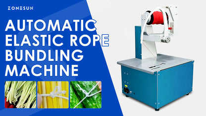 ZONESUN ZS-KZJ100 Automatic Elastic Rubber Rope Bunching Machine for Flowers & Vegetables