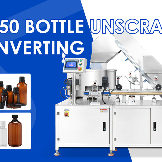 ZONESUN ZS-LP250 Automatic Bottle Unscrambler with Inverting System for Packaging Line