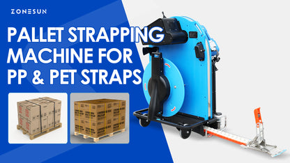 ZONESUN ZS-PSC1 Electric Pallet Strapping Machine for PP & PET Straps