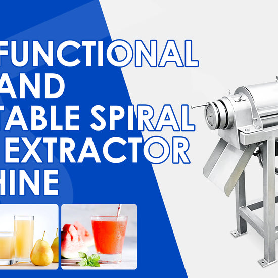 Heavy Duty Press: ZONESUN ZS-ZJ01 Industrial Screw Type Fruit & Vegetable Juice Extractor Machine