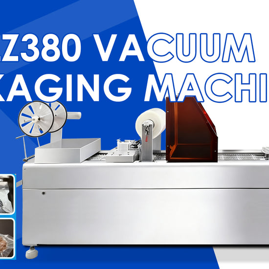 ZONESUN ZS-DLZ380 Automatic Stretch Film Vacuum Packaging Machine for Sausages and Meat