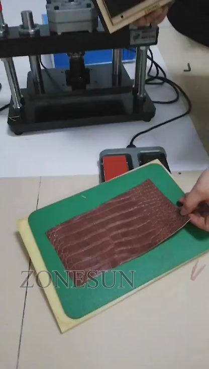 ZONESUN 35x22cm Electrical Leather Die Cutting Machine Photo Paper Pvc/Eva Sheet Mold Cutter Die Cutting Tool For Clicker Die