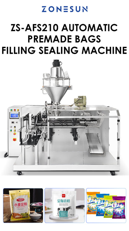  Automatic Powder Doypack Bag Filling Sealing Machine