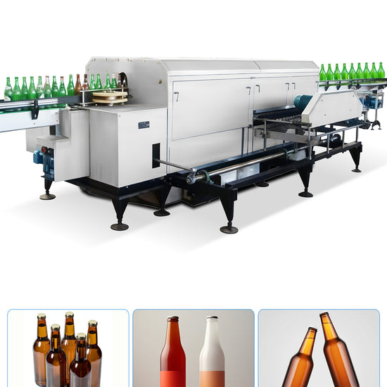 ZONESUN ZS-WB15 Automatic Beer Bottle Washing Machine for Glass Bottle Cleaning and Recycling