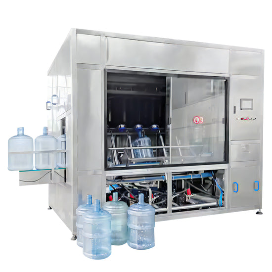 ZONESUN ZS-WB5G Auto 5-Gallon Barrel Washing Machine with High-Pressure Nozzles, 600 BPH Capacity