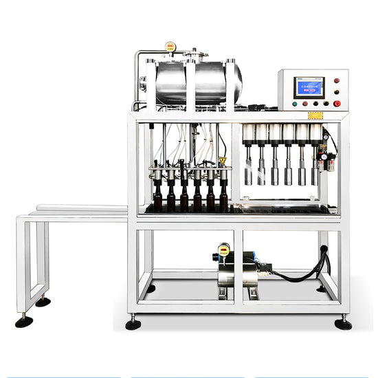 ZONESUN ZS-CFC5 Semi-Automatic Beer Bottle Filling and Capping Machine for Small Breweries