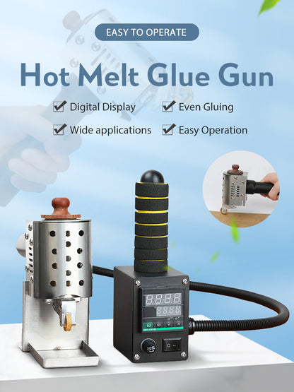 ZONESUN ZS-90TJ Hot Melt Glue Gun Labeling Machine Paper Bag Leather Carton Sealing Machine