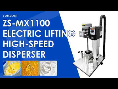 ZONESUN ZS-MX1100 Laboratory Electric Lift High Speed Disperser Mixer