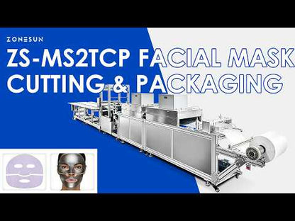 ZONESUN ZS-MS2TCP Automatic Hydrogel Facial Mask Cutting Machine