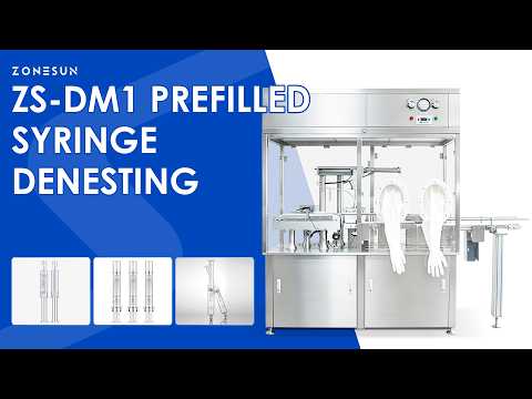 ZONESUN ZS-DM1 Automatic Syringe Denesting Machine for Prefilled Syringe Production Line