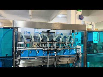 ZONESUN ZS-VTGF8A Automatic 8 Head Gear Pump Liquid and Paste Filling Machine for Shampoo Lotion Detergent with 50ml to 5000ml Range