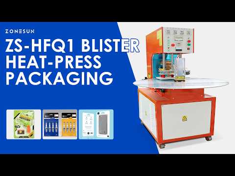 ZONESUN ZS-HFQ1: High-Frequency Blister Sealing Machine for Electronics, Hardware & Retail Cards