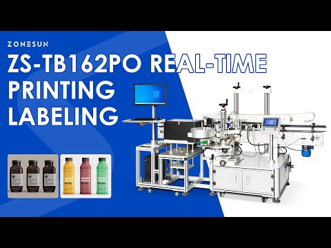 Auto Real-Time Printing Wrap-Around Labeling Machine