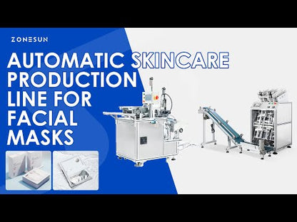 ZONESUN ZS-MS3TPF Automatic Facial Mask & Essence Production Line for Skincare Production