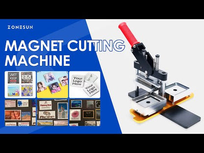ZONESUN ZS-PCM2 Multifunctional Fridge Magnet and Card Cutting Machine for Personalized Production