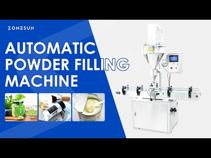 ZONESUN ZS-FM1A Powder Filling Machine with Mixing and Conveyor for Food, Coffee, and Milk Powder