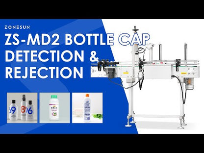 ZONESUN ZS-MD2 Bottle Cap Inspection and Defective Rejection Machine for Quality Control