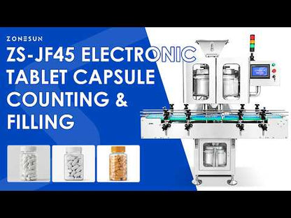 ZONESUN ZS-JF45 Automatic Electronic Tablet  Capsule Counting and Bottle Filling Machine