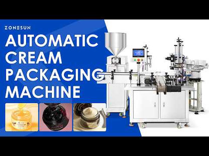 ZONESUN ZS-AFC26 Automatic Bottle Filler Capper Machine Thick Lotion Filling Machine