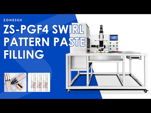 Multicolor Swirl Cream Filling Machine 