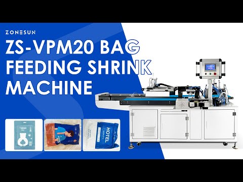ZONESUN ZS-VPM20 Fully Automatic Vacuum Shrink Packaging Machine for Preformed Bags and Pouches