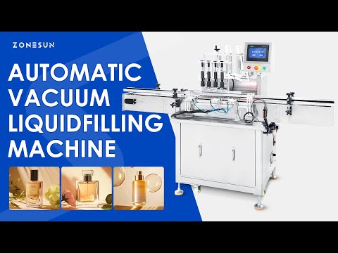 ZONESUN ZS-VTZL4A Automatic Vacuum Liquid Filling Machine for Perfume and Fragrance Bottles